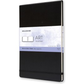 Блокнот для акварели MOLESKINE CLASSIC WATERCOLOUR A4, нелинованный, черный