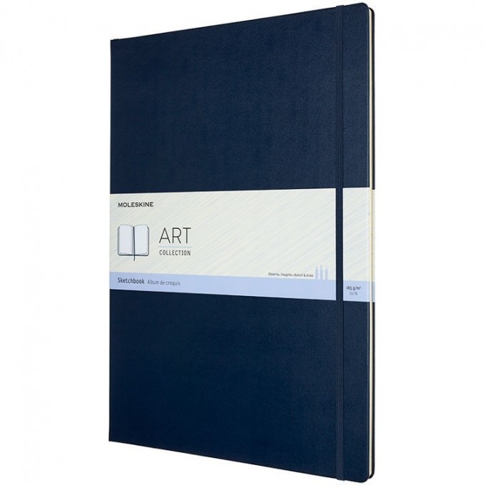 Блокнот MOLESKINE ART SKETCHBOOK A3, нелинованный, синий сапфир ARTBF851B20