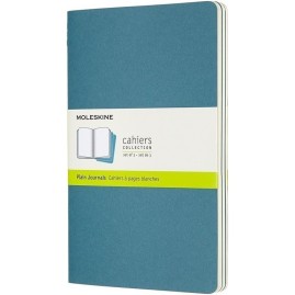 Блокнот MOLESKINE CAHIER JOURNAL XLARGE, нелинованный, голубой