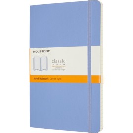 Блокнот MOLESKINE CLASSIC LARGE линейка, голубая гортензия