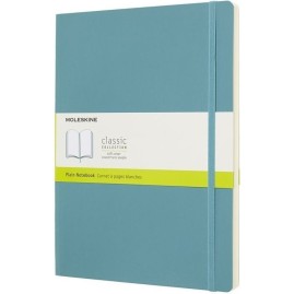 Блокнот MOLESKINE CLASSIC LARGE, нелинованный, голубой