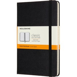 Блокнот MOLESKINE CLASSIC MEDIUM, линейка, черный