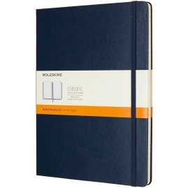 Блокнот MOLESKINE CLASSIC MEDIUM, линейка, синий сапфир