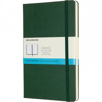 Блокнот MOLESKINE CLASSIC, пунктир, зеленый