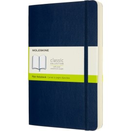 Блокнот MOLESKINE CLASSIC SOFT EXPANDED LARGE нелинованный, синий сапфир