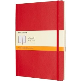 Блокнот MOLESKINE CLASSIC SOFT POCKET, нелинованный, красный