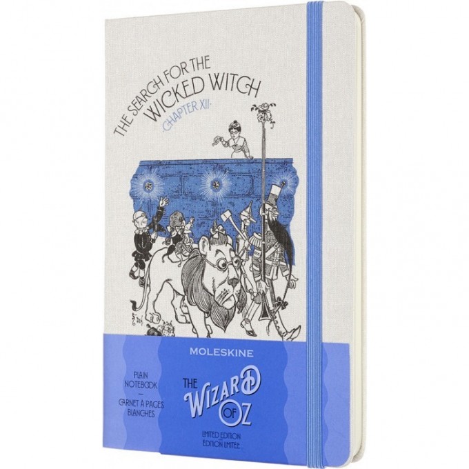 Блокнот MOLESKINE LE WIZARD OF OZ LARGE нелинованный, белый Wicked Witch LEWOZQP062WW