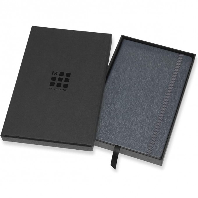 Блокнот MOLESKINE LIMITED EDITION LEATHER LARGE, линейка, синий LCLH31B3BOX