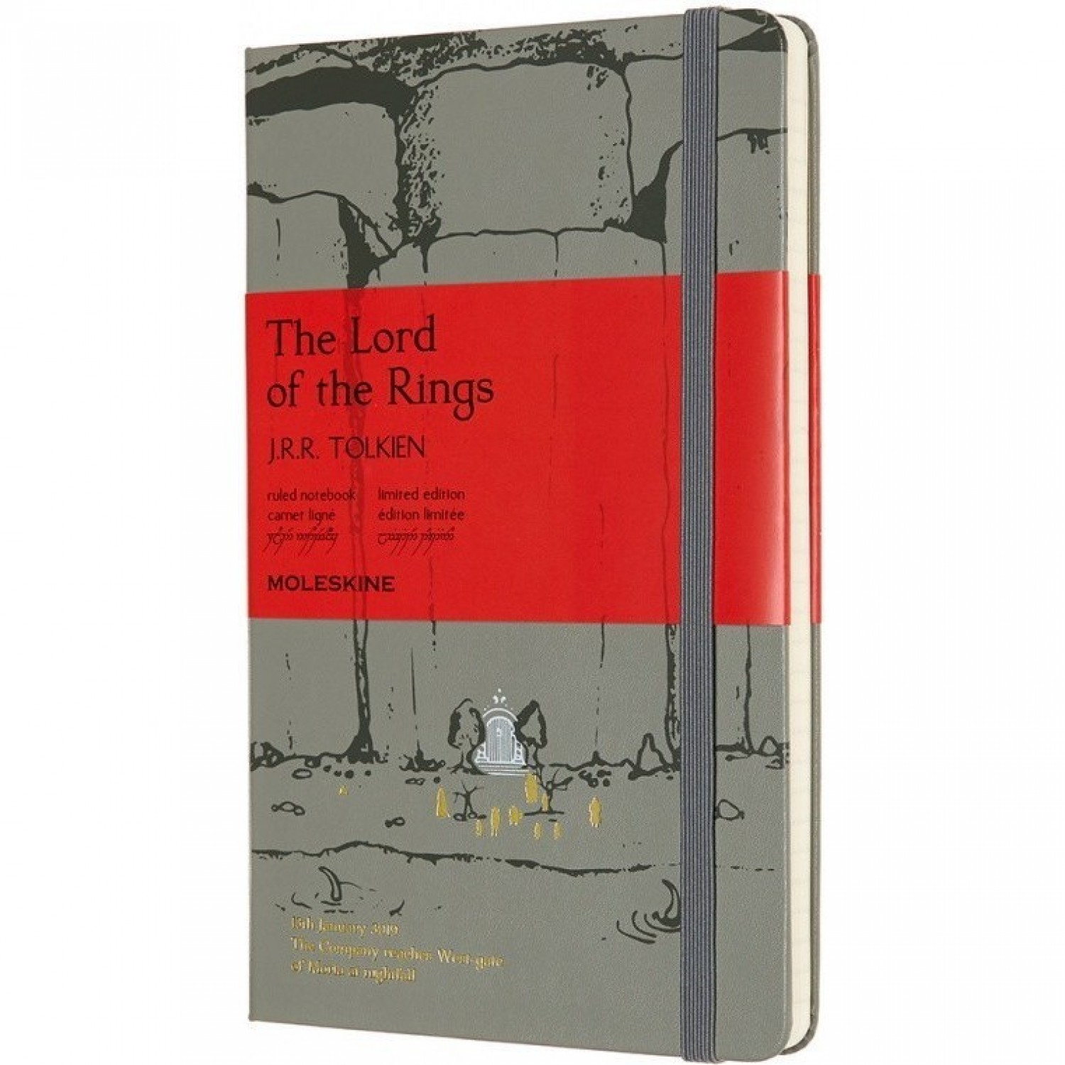 MOLESKINE LIMITED EDITION LORD OF THE RINGS LARGE Moria LELRQP060MO