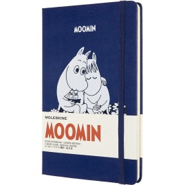Блокнот MOLESKINE LIMITED EDITION MOONIM, линейка, синий