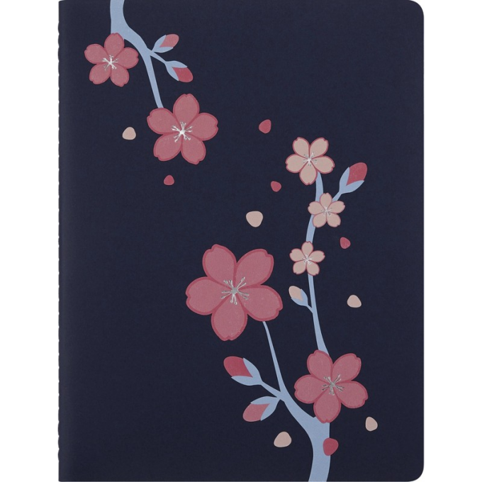 Блокнот MOLESKINE LIMITED EDITION SAKURA CAHIER XLarge 190х250мм обложка картон 120стр. линейка черный LESU08QP321