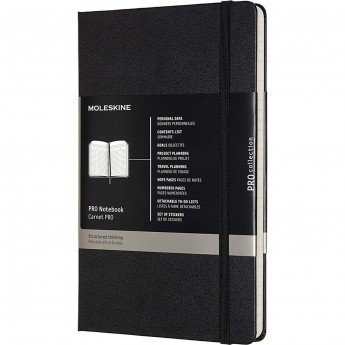 Блокнот MOLESKINE PROFESSIONAL LARGE твердая обложка, черный