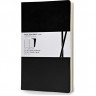 Блокнот MOLESKINE VOLANT LARGE, нелинованный, черный QP723BK