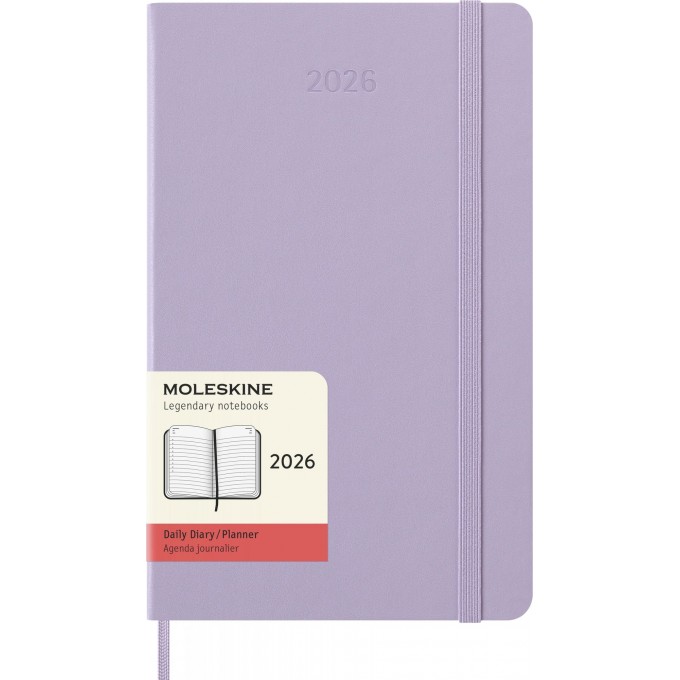 Ежедневник MOLESKINE CLASSIC LARGE 130х210мм 400стр. сиреневый DHH1812DC3 Ежедневник MOLESKINE CLASSIC LARGE 130х210мм 400стр. сиреневый DHH1812DC3