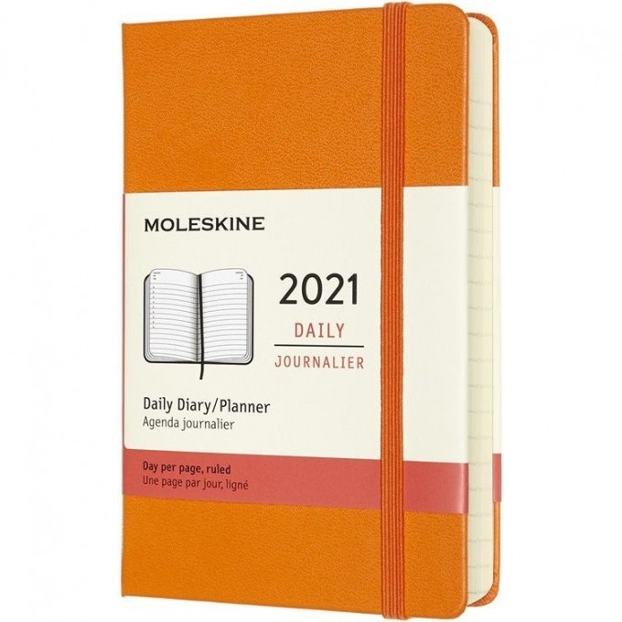 Ежедневник MOLESKINE CLASSIC POCKET 21 (оранжевый) DHN112DC2