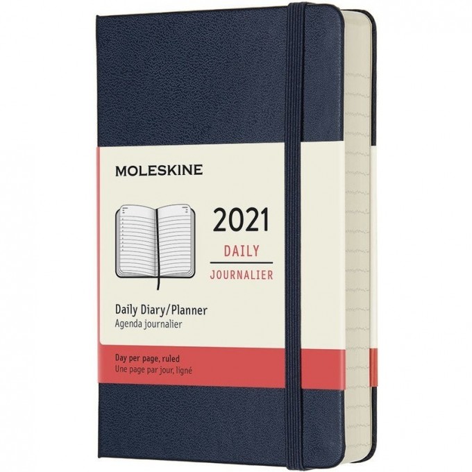 Ежедневник MOLESKINE CLASSIC POCKET 21 (синий сапфир) DHB2012DC2-1