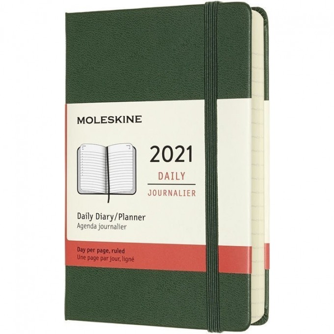 Ежедневник MOLESKINE CLASSIC POCKET 21 (зеленый) DHK1512DC2