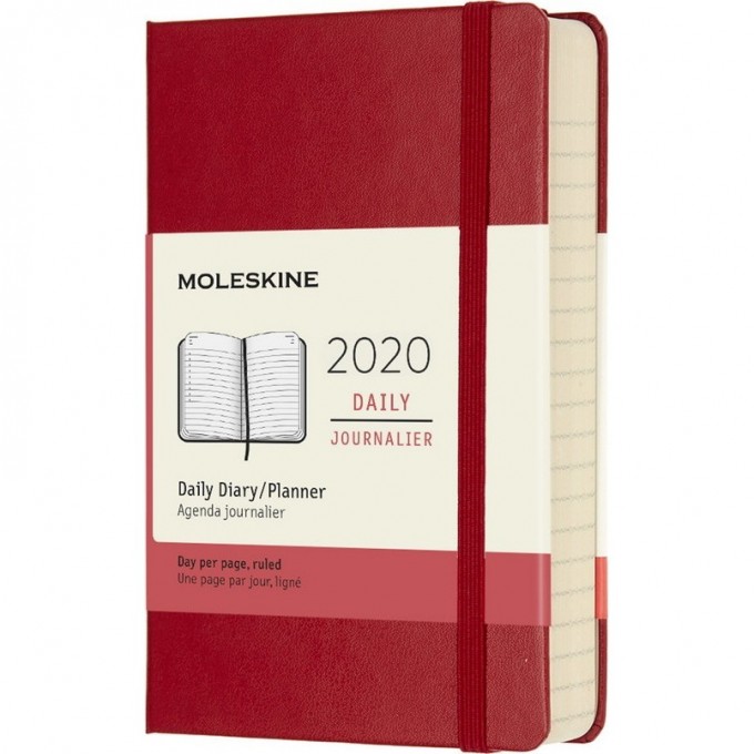 Ежедневник MOLESKINE CLASSIC POCKET (красный) DHF212DC2
