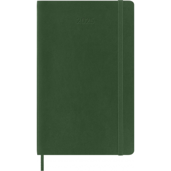 Ежедневник MOLESKINE CLASSIC SOFT, датированный, 400стр., в линейку, Large, зеленый