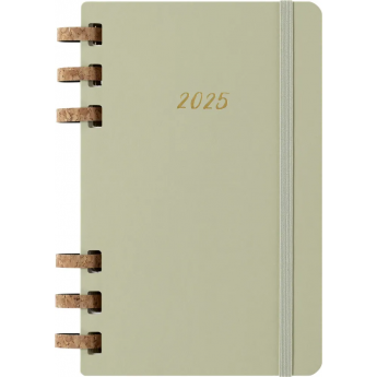 Еженедельник MOLESKINE ACADEMIC SPIRAL DHSPK5212AMWH3 Large 150х210мм киви
