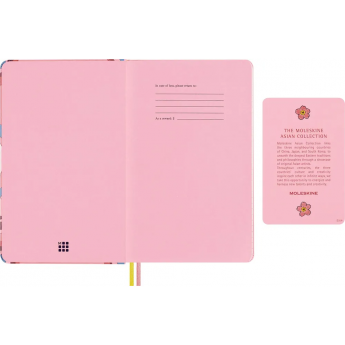 Еженедельник MOLESKINE MOMOKO SAKURA недатированный 130х210мм обложка текстиль DHUNDBSU07WN3NB