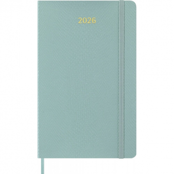 Еженедельник MOLESKINE PRECIOUS & ETHICAL MAMBA Large 130х210мм, обложка экокожа, 144стр., бирюзовый