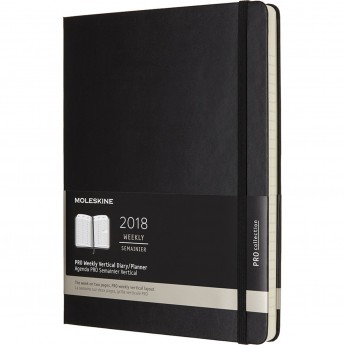 Еженедельник MOLESKINE PRO VERTICAL XL (черный)