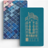 Набор блокнотов MOLESKINE CUSTOM EDITION CASA BATTLO Cahier Journals в линейку, мягкая обложка (2шт.) SECAHL6865CBATLLO