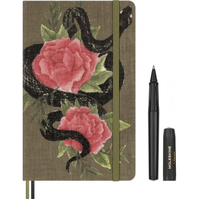 Набор MOLESKINE LIMITED EDITION YEAR OF THE SNAKE ROSES LECNYSNKTHMBOX Набор MOLESKINE LIMITED EDITION YEAR OF THE SNAKE ROSES LECNYSNKTHMBOX