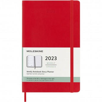 Еженедельник MOLESKINE CLASSIC SOFT WKNT LARGE (красный)