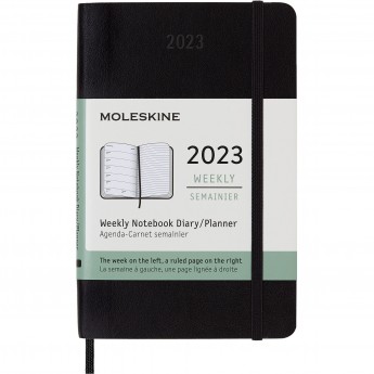 Еженедельник MOLESKINE CLASSIC SOFT WKNT POCKET (черный)