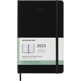 Еженедельник MOLESKINE CLASSIC WKLY VERTICAL LARGE (черный)