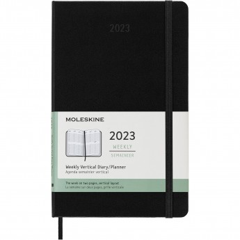 Еженедельник MOLESKINE CLASSIC WKLY VERTICAL LARGE (черный)