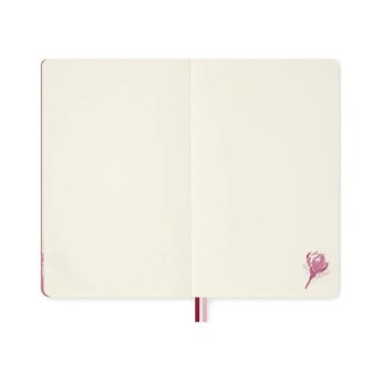 Блокнот Moleskine LIMITED EDITION САКУРА LESU09QP062 Large 130х210мм обложка текстиль 176стр. нелинованный твердая обложка розовый 2026